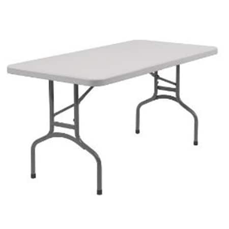 Betterbeds Rectangular Blow Mold Folding Table BE836404